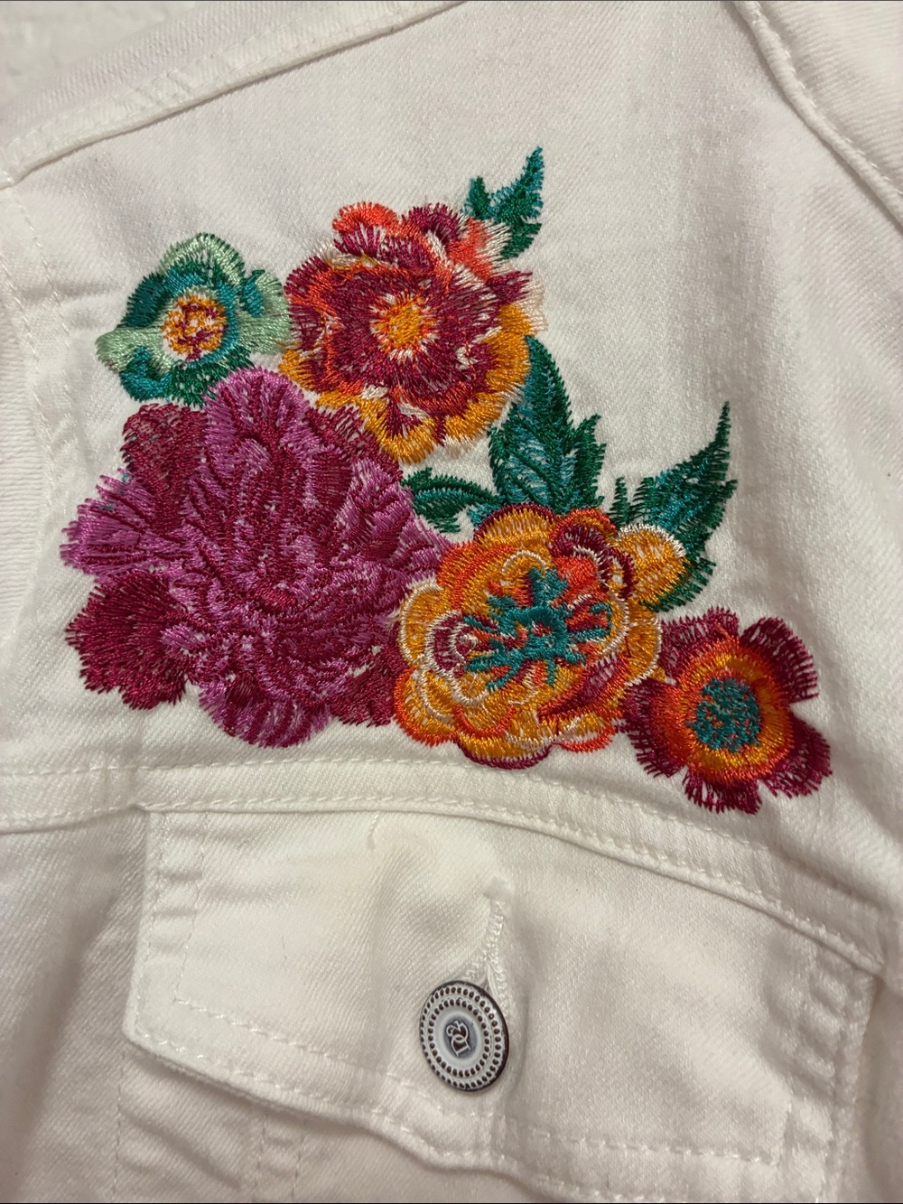 Flower Denim JKT - Picture 3 of 11